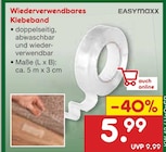 Netto Marken-Discount Lage - Wiederverwendbares Klebeband Angebot im Prospekt Wiederverwendbares Klebeband bei Netto Marken-Discount im Lage Prospekt für 5,99 €