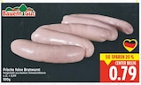 Frische feine Bratwurst von Bauern Gut für 0,79 € bei E center im Angebot Frische feine Bratwurst von Bauern Gut im aktuellen E center Prospekt