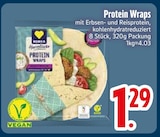 Protein Wraps im EDEKA Prospekt Protein Wraps von im aktuellen EDEKA Prospekt für 1,29 €