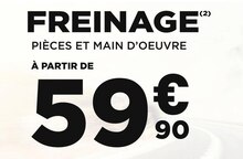 Feu Vert Harol - Freinage Promo Freinage dans le catalogue Feu Vert "Les essentiels de l'hiver" à Harol