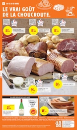 Prix et réduction Saucisse dans le prospectus Intermarché Contact en cours Offre Saucisse dans le catalogue Intermarché Contact du moment à la page 12