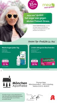 mea - meine apotheke Prospekt Unsere Mai-Angebote mit 4 Seiten
