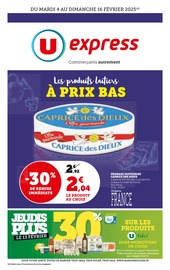 Prospectus U Express à Martainville-Épreville, "U Express", 24 pages de promos valables du 04/02/2025 au 16/02/2025