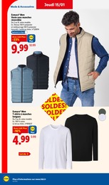 Offre Vêtements Homme dans le catalogue Lidl du moment à la page 38