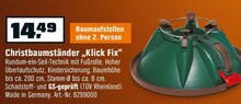 Christbaumständer „Klick Fix“ bei OBI in Odenthal Christbaumständer „Klick Fix“ im Angebot bei OBI Odenthal für 14,49 €
