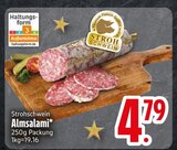 Almsalami von Strohschwein im aktuellen EDEKA Prospekt für 4,79 €