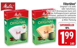 Filtertüten Original 1x4 im EDEKA Prospekt Filtertüten Original 1x4 von Melitta im aktuellen EDEKA Prospekt für 1,99 €