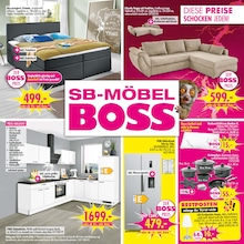 Bett Angebot im aktuellen SB Möbel Boss Prospekt auf Seite 1