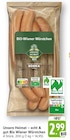 Bio Wiener Würstchen von Unsere Heimat für 2,99 € bei EDEKA im Angebot Bio Wiener Würstchen von Unsere Heimat im aktuellen EDEKA Prospekt