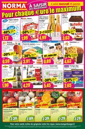 Catalogue Norma à Épinal, avec 12 pages Prospectus Norma à Épinal, "Pour chaque €uro le maximum.", 12 pages, 25/01/2023 - 31/01/2023