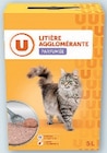 Litière Minérale Agglomérante Parfumée pour Chats - U - Super U à Rezé Litière Minérale Agglomérante Parfumée pour Chats - U en promo chez Super U Rezé à 3,83 €