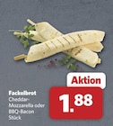 Aktuelle Mozzarella Angebote bei combi in Bielefeld Aktuelles Fackelbrot Cheddar-Mozzarella Angebot bei combi in Bielefeld ab 1,88 €