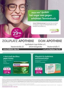 Aktueller mea - meine apotheke Prospekt "Unsere Februar-Angebote" Seite 1 von 4 Seiten