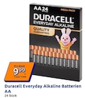 Everyday Alkaline Batterien AA im Angebot bei Action in Düsseldorf Everyday Alkaline Batterien AA Angebote von Duracell bei Action Düsseldorf für 9,99 €