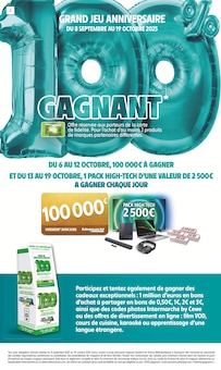 Prospectus Intermarché de la semaine "LE TRÈS GROS ANNIVERSAIRE" avec 2 pages, valide du 07/10/2025 au 19/10/2025 pour Romagnat et alentours
