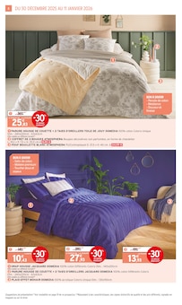 Promotion Couette 200x200 dans le prospectus Intermarché Super, valable du 30/12/2025 au 11/01/2026 Promo Couette 200x200 dans le catalogue Intermarché Super du moment à la page 8