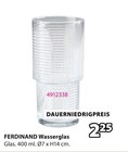FERDINAND Wasserglas von  im aktuellen JYSK Prospekt für 2,25 €