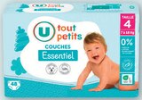 Couches Essentiel - U TOUT PETITS en promo chez Hyper U Fréjus à 6,00 €