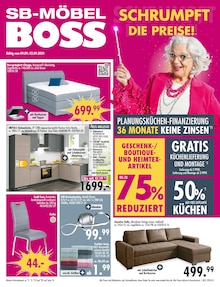 Boxspringbett im SB Möbel Boss Prospekt "SCHRUMPFT DIE PREISE!" mit 12 Seiten (Bielefeld)