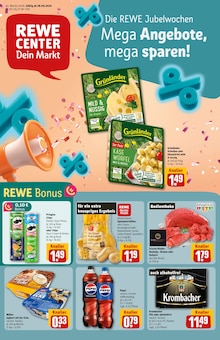 Rindfleisch im aktuellen REWE Prospekt (Jena) Rindfleisch im REWE Prospekt "Dein Markt" mit 34 Seiten (Jena)