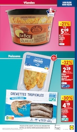 Offre Crevettes Crues Surgelées dans le catalogue Lidl du moment à la page 31