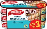 Filets de maquereaux grillés natures - SAUPIQUET dans le catalogue Intermarché