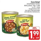 EDEKA Bad Brambach - Linsen-Eintopf mit Würstchen Angebot im Prospekt Linsen-Eintopf mit Würstchen bei EDEKA im Bad Brambach Prospekt für 1,99 €