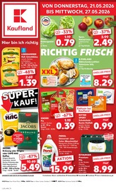 Kaufland Supermarkt Prospekt der aktuellen Woche mit 56 Seiten, gültig von 21.05.2026 bis 27.05.2026, in Welschbillig und Umgebung Aktueller Kaufland Supermarkt Prospekt in Welschbillig und Umgebung, "Hier bin ich richtig" mit 56 Seiten, 21.05.2026 - 27.05.2026