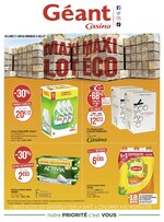 Catalogue Géant Casino à Montval, avec 10 pages Prospectus Géant Casino à Montval, "Maxi Lot, Maxi Éco", 10 pages, 21/06/2021 - 04/07/2021
