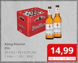 König Pilsener Pils im Angebot bei Getränkefachmarkt Rausch in Wetzlar König Pilsener Pils Angebote bei Getränkefachmarkt Rausch Wetzlar für 14,99 €