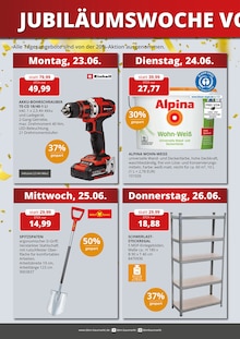 BBM Baumarkt Prospekt der Woche "5 JAHRE BBM BARSINGHAUSEN" Seite 2, 22.06.2025 bis 28.06.2025 für Barsinghausen Aktueller BBM Baumarkt Prospekt "5 JAHRE BBM BARSINGHAUSEN" Seite 2 von 4 Seiten für Barsinghausen
