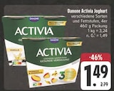 Aktuelles Activia Joghurt Vanille Angebot bei E center in Würzburg ab 1,49 €