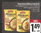 Mildessa Sauerkraut im Angebot bei E center in Plauen Mildessa Sauerkraut Angebote von Hengstenberg bei E center Plauen für 1,49 €
