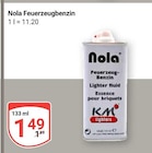 Feuerzeugbenzin Angebote von Nola bei GLOBUS Viersen für 1,49 €