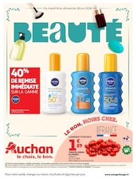 Catalogue Auchan Hypermarché à Meudon "BEAUTÉ", 32 pages, 16/06/2026 - 28/06/2026 Prospectus Auchan Hypermarché à Meudon "BEAUTÉ", 32 pages, 16/06/2026 - 28/06/2026