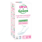 Protection hygiénique - LOVE & GREEN à 3,49 € dans le catalogue Carrefour