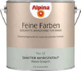 Feine Farben Wandfarbe im Angebot bei Globus-Baumarkt in Wolfenbüttel Feine Farben Wandfarbe Angebote von Alpina bei Globus-Baumarkt Wolfenbüttel für 35,99 €