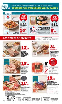 Promotion Pintade dans le prospectus Hyper U, valable du 18/11/2025 au 30/11/2025 Promo Pintade dans le catalogue Hyper U du moment à la page 26