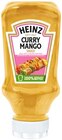 Curry Mango Sauce oder Barbecue Sauce im REWE Prospekt Curry Mango Sauce oder Barbecue Sauce von Heinz im aktuellen REWE Prospekt für 1,49 €