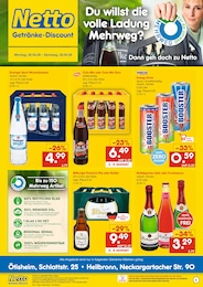 Netto Marken-Discount Prospekt für Heilbronn: "DER ORT, AN DEM DU IMMER AUSGEZEICHNETE PREISE FINDEST.", 2 Seiten, 20.04.2026 - 25.04.2026