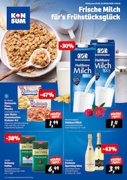 Konsum Prospekt "Frische Milch für's Frühstücksglück" für Dresden, 12 Seiten, 03.08.2026 - 08.08.2026