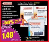 Bandages XXL ou chauffant - SENSOMED - Norma à Nancy Bandages XXL ou chauffant - SENSOMED en promo chez Norma Nancy à 1,49 €