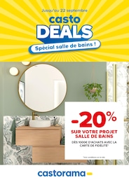 Prospectus Bricolage de Castorama à Paris: "casto DEALS Spécial salle de bains !", 1 page, 03/09/2025 - 22/09/2025