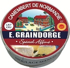 Camembert de normandie AOP - E. GRAINDORGE à 3,43 € dans le catalogue Intermarché Hyper