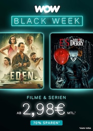 WOW Prospekt für Warstein: "Filme und Serien ab 2,98€ mtl.", 1 Seite, 25.11.2025 - 01.12.2025
