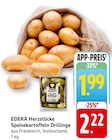 Herzstücke Speisekartoffeln Drillinge Angebote von EDEKA bei EDEKA Heidelberg für 1,99 €