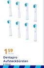 Aufsteckbürsten im Action Prospekt Aufsteckbürsten von Dentapro im aktuellen Action Prospekt für 1,59 €