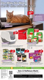 Whiskas Katzennahrung im Raiffeisenmarkt Prospekt in Bielefeld Aktueller Raiffeisenmarkt Prospekt mit Whiskas Katzennahrung, "Komfort und Genuss für deine Lieblinge!", Seite 8