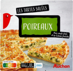 TARTE AUX POIREAUX SURGELÉE AUCHAN - AUCHAN en promo chez Auchan Hypermarché Savigny-sur-Orge à 2,62 €