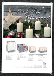 Kerzen im Hamberger Prospekt Kerzen im Hamberger Prospekt "ADVENTSZAUBER" auf Seite 37